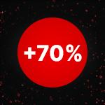 Mínimo 70%.
