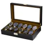 Ditur Caja para relojes 12 relojes Negro Madera DIT0000247