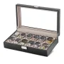 Ditur Caja para relojes 12 relojes Negro Madera DIT0000239