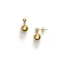 ANNI LU Tropicana Pendientes Acero Inoxidable Chapado en Oro 232-30-66