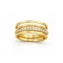 Jane Kønig Big Olympia Anillo Acero inoxidable BOR-SS26-SS-G
