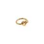 Jane Kønig Big Tied Heart Ring Anillo Plata Dorada BTHR-AW25-G