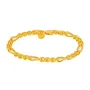IX Studios Chunky Figaro Pulsera Plata Dorada DMV0341GD
