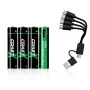 Battery Coast Batería AAA / LR03 4 Pcs. Rechargable 100047535
