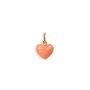 Jane Kønig Pink Coral Heart Colgante Oro GULD-PHV