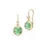 Julie Sandlau Prime Green Amethyst Pendientes Plata Dorada HKS181GDGRATCRCZ