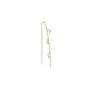 Jane Kønig Small Half Moon NO. 2 Chain earring Pendiente Individual Acero inoxidable SHMC-AW26-SS-G