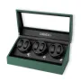 Dissing Watch Winder 6 Watches Verde Cuero sintético 0000269