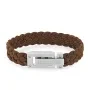 Tommy Hilfiger Flat Braided Leather Pulsera Cuero 2790516