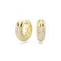 Swarovski Dextera Hoop Pendientes Acero Inoxidable Chapado en Oro 5636530