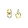Swarovski Dextera Hoop Pendientes Acero Inoxidable Chapado en Oro 5668818
