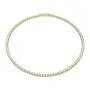 Swarovski Matrix Tennis Collar Acero Inoxidable Chapado en Oro 5681795