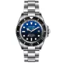 Reloj OceanX Sharkmaster 1000 SMS1012 con esfera Azul, caja de 44 mm de diámetro y correa Pulsera de metal en Plata.