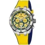 Reloj Festina Chrono Bike F20671/4 con esfera Amarillo, caja de 44 mm de diámetro y correa Correa de goma en Amarillo.