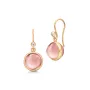 Julie Sandlau Prime Dusty Rose Pendientes Plata Dorada HKS181GDDSROCRCZ