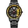 Reloj Kensington Racing K0016 con esfera Negro, caja de 43 mm de diámetro y correa Pulsera de metal en Negro.