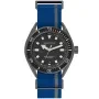 Reloj NAUTICA NAPPRF002 con esfera Negro, caja de 45 mm de diámetro y correa Correa de lona en Azul.