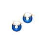 ANNI LU Petit Swell Hoops Pendientes Latón dorado 231-30-58-