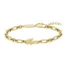 Lacoste Arthor Pulsera Acero Inoxidable Chapado en Oro 2040632