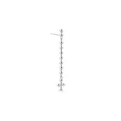 Jane Kønig Atomic Pendiente Individual Plata ACS-SS24-S