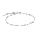 Jane Kønig Big Atomic Cadena de tobillo Plata BAAC-SS24-S