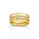 Jane Kønig Big Olympia Anillo Acero inoxidable BOR-SS26-SS-G