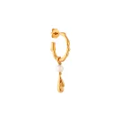 Jane Kønig Drippy Pendiente Individual Plata Dorada DHPD-AW22-G