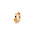 IX Studios Rustic Pendiente Individual Plata Dorada DMB0366GD