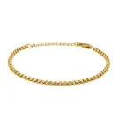 Captena Box Round 3 mm Pulsera Acero inoxidable DU20104