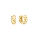 Anie Haie Bold Texture Small Pendientes Plata Dorada E063-06G