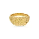 Jane Kønig Organic Signet Anillo Plata Dorada EBOSR-XJK23-G