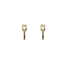 IX Studios Pendientes Plata Dorada DMB0341GD