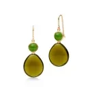 Julie Sandlau Prime Drop Pendientes Plata Dorada HKS842GDMGOLCR
