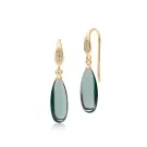 Julie Sandlau Fay Pendientes Plata Dorada HKS845GDMDCRCZ