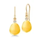 Julie Sandlau Polly Pendientes Plata Dorada HKSLTDGDCHCR02