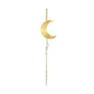 Jane Kønig Half Moon Pendiente Individual Plata Dorada HMEP-XJK24-1-G