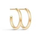 Julie Sandlau Classic Medium Pendientes Plata Dorada HPS103GD