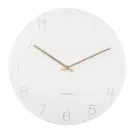 Karlsson Charm Engraved Numbers Wall Clock reloj de pared KA5762WH